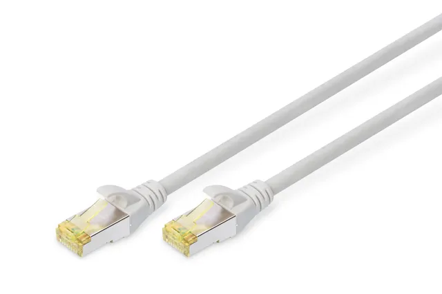 Professional patch cable - 25 cm - grey - Grå - 0.25m