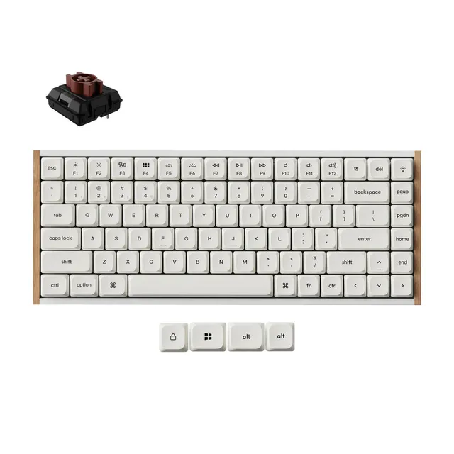 Keychron K3 Ultra 75% Trådlöst Nordisk (Vit)