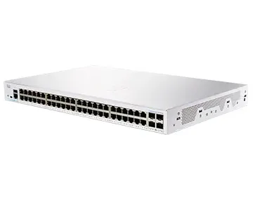 Business 250 Series CBS250-48T-4X - Switch - L3 - smart - 48 x 10/100/1000 + 4 x 10 Gigabit SFP+ - rackmonterbar - återanvänd