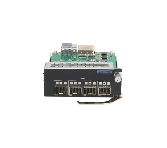 HPE FlexNetwork 5140HI/5520HI/5600HI 4 Port 1/10G SFP Plus Module - Expansionsmodul - Gigabit Ethernet / 10 Gigabit SFP+ x 4 - för FlexNetwork 5520HI