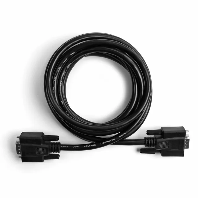 VGA (15 Pin) bildskärmskabel 3 Meter, svart