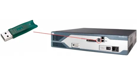 EUSB flash drive - Flash-minneskort - 8 GB - återanvänd - för Integrated Services Router 4431
