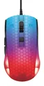 GAM-144 Semi-Transparent RGB Ultralättvikts Gaming mus, 6200 dpi - Svart