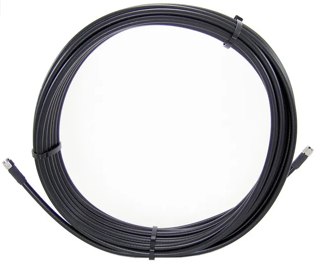 Ultra Low Loss LMR 400 - Antennförlängningskabel - TNC (hane) till TNC (hona) - koaxial - plenum - svart - återanvänd - för P/N: IR829B-2LTE-EA-