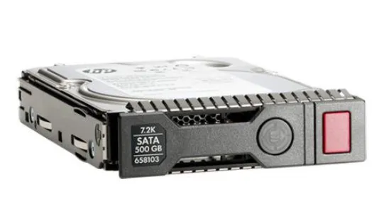 500 GB HP Midline, 7200 rpm, SATA3, Hot Swap LFF, inkl. HP SmartDrive hållare