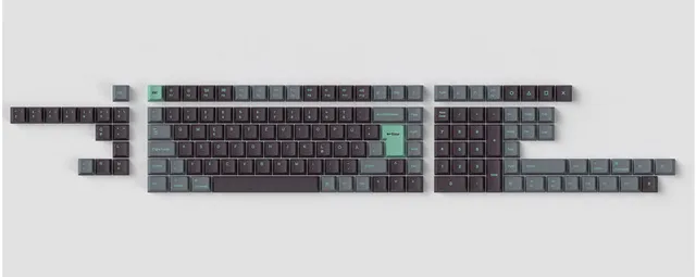 PBT Keycap set ISO German - Hacker Mint