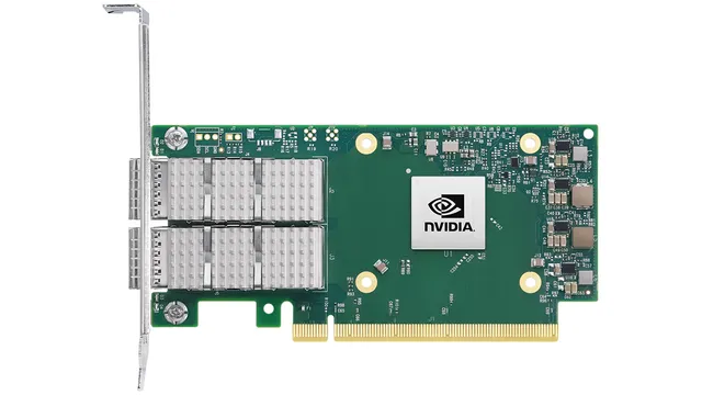 ConnectX-6 Dx EN - Krypto-aktiverad med Secure Boot - nätverksadapter - OCP 3.0 - 100 Gigabit QSFP56 x 2