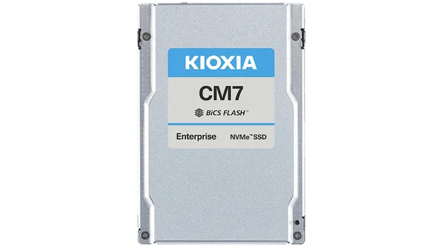 6,4 TB Kioxia CM7-V Enterprise SSD Mixed Use, 2.5" U.3, TLC, NVMe Gen5 x4