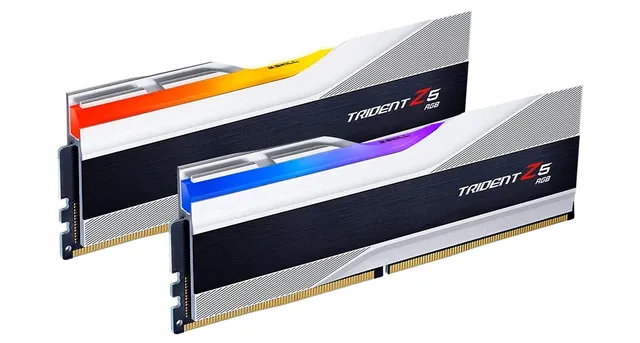 Trident Z5 RGB DDR5-6000 - 64GB - CL32 - Dual Channel (2 pcs) - Intel XMP - Silver med RGB