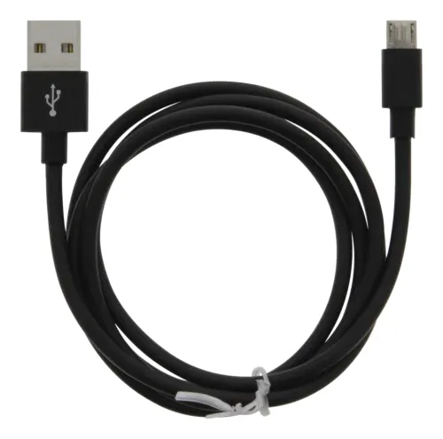 USB-A - MicroUSB 2.4A, 1m, Svart