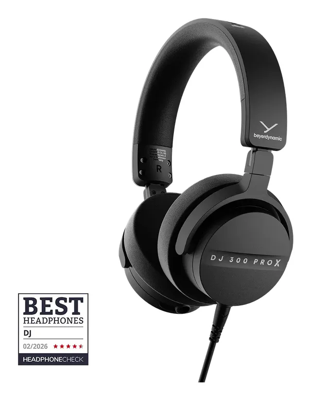DJ 300 PRO X (48 Ohm) - Professional 2-in-1 DJ headphones