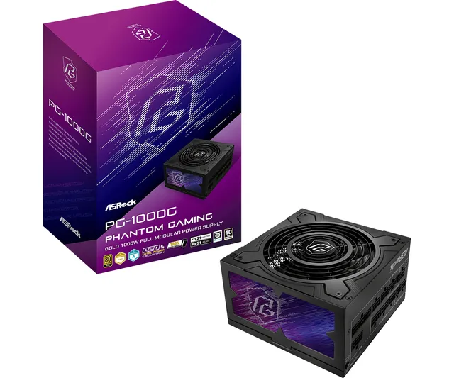 PG-1000G Strömförsörjning - 1000 Watt - 135 mm - ATX - 80 Plus Gold certificate