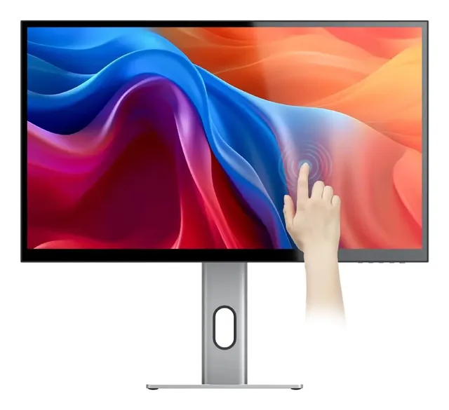 27" ALOGIC Clarity 5K, IPS 5120x2880 Multitouch, 14 ms, höjdjusterbar, pivot, HDMI/DP/USB-C 65W, högtalare, USB 3.0-hubb