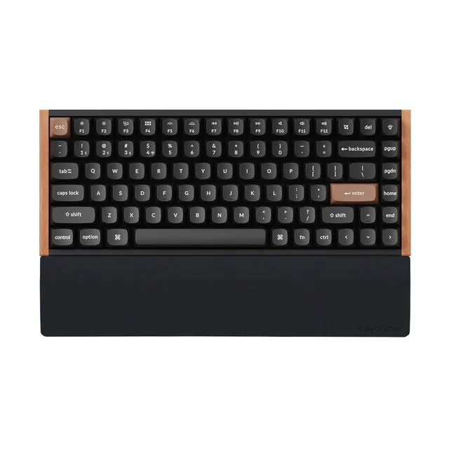 Silicone Palmrest K2 / K2 Pro / K2 Max / K2 HE / K6 / K6 Pro series - Handledsstöd - Svart