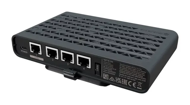 hAP be lite - wireless router - Wi-Fi 7 - desktop - Wireless router 802.11a/b/g/n/ac/ax/be (Wi-Fi 7)