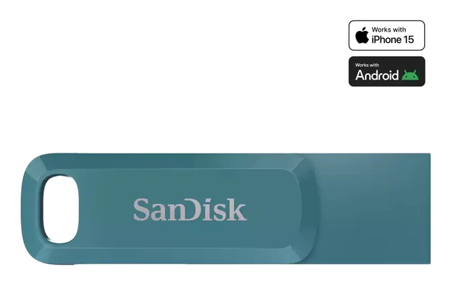 Ultra Dual Drive Go - USB flash-enhet - 1 TB - USB 3.1 Gen 1 / USB-C - navagio bay