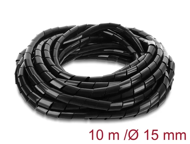 DeLOCK Böjligt kabelrör - 15 mm diameter - 10 m