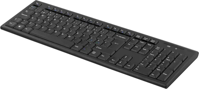 TB-122 Wireless Keyboard - Tangentbord - Nordisk - Svart