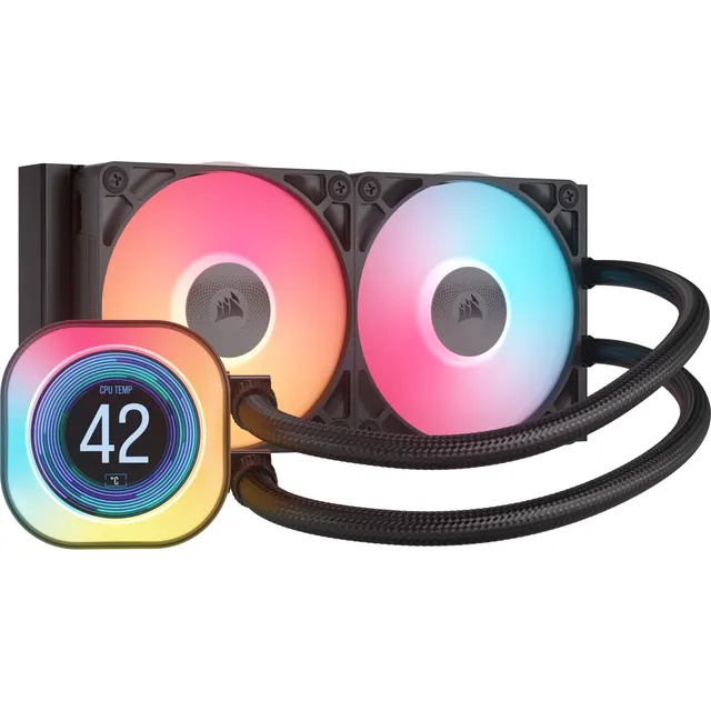 iCUE Link Titan RX LCD 240 Svart