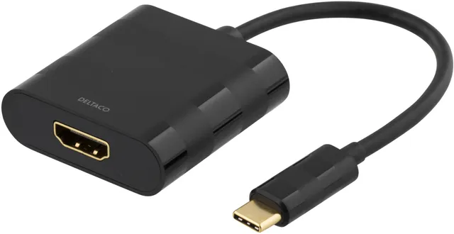 USB 3.1 Adapter C ha till HDMI ho Svart