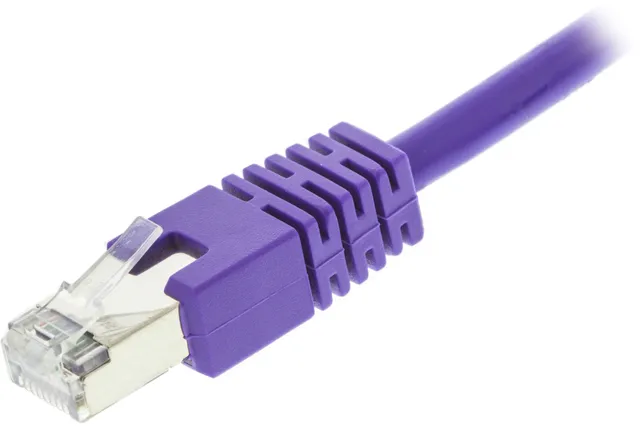 F/UTP Cat6 patchkabel, 0,7m, lila (STP-607P)