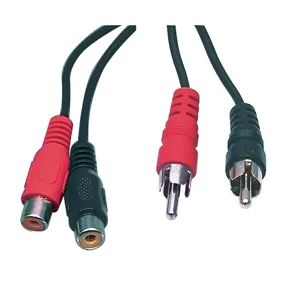 RCA-förlängningskabel 2x RCA