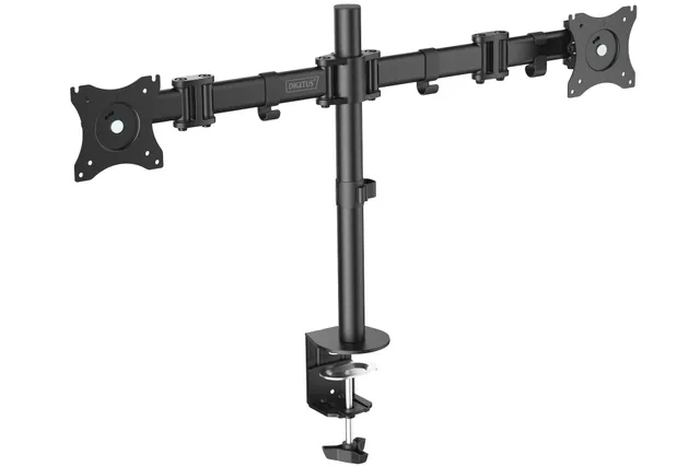DA-90349 - Monteringssats (bordsfäste, 2 skärmarmar) - för 2 LCD-bildskärmar - skärmstorlek: 15-27 - skrivbord