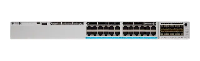Catalyst 9300L Mini - Network Essentials - switch - L3 - Administrerad - 40 x 10/100/1000 (UPOE) + 8 x 100/1000/2.5G/5G/10G (UPOE) + 4 x 25 Giga