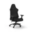 TC100 Relaxed Fabric Gaming Stol - Svart - Tyg - Upp till 120 kg