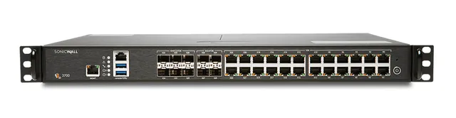 SonicWall NSa 3700 - Säkerhetsfunktion - 10GbE, 5GbE - 1U - kan monteras i rack