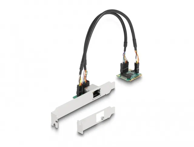 - Nätverksadapter - PCIe Half Mini Card med låg profil - 2,5 GBase-T x 1