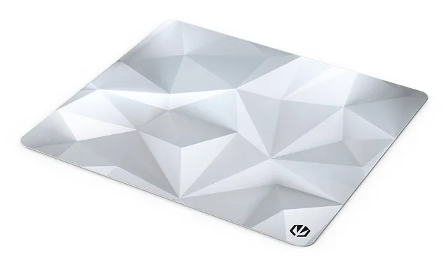 Crystal Onyx White L -pelihiirimatto, 450x400 mm, Onyx White