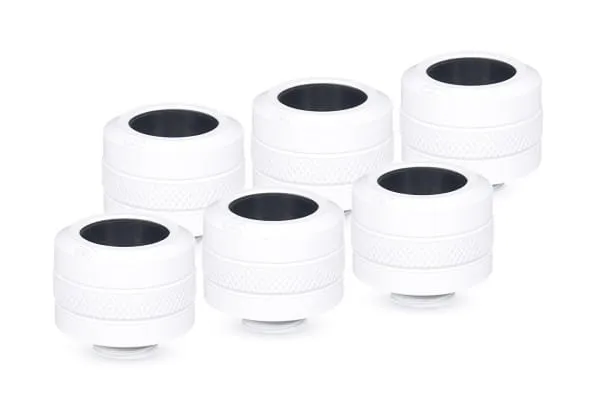 Eiszapfen PRO 16mm HardTube Fitting G1/4 - White Sixpack
