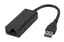Gigabit Nätverkskort med MAC address pass-through - USB A - Svart