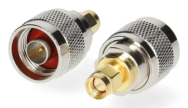 SMA adapter | SMA Male | N Male | Gold Plated | 50 Ohm