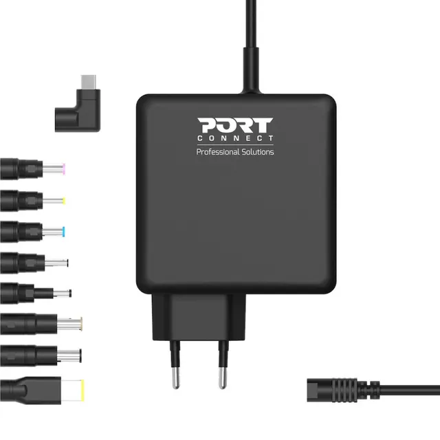 PORT Connect - Strömadapter - universell - AC 100-240 V - 90 Watt - Europa