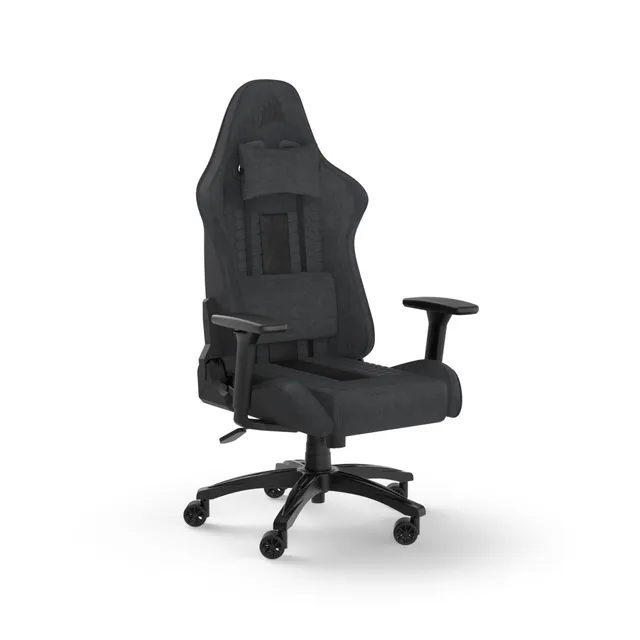 TC100 Relaxed Fabric Gaming Stol - Grå - Tyg - Upp till 120 kg