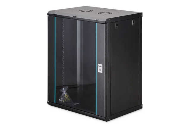 DN-37113 - 16U Wall-Mounted Cabinet | 600x450mm | Glass Door | Unmounted