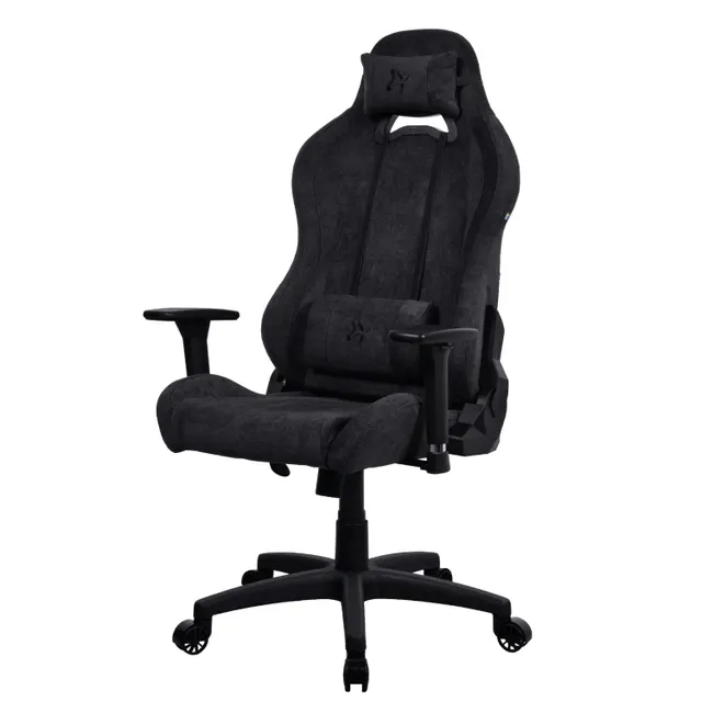 Torretta Soft Fabric - Pure Black Gaming Stol - Tyg - Upp till 120 kg