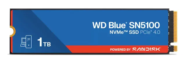 WD Blue SN5100 SSD - 1TB - PCIe 4.0 - M.2 2280