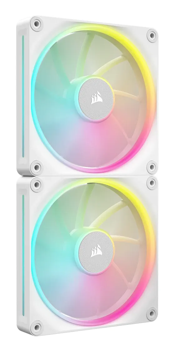 Corsair iCUE Link LX140 RGB - Lådfläkt - 140 mm - vit (paket om 2)
