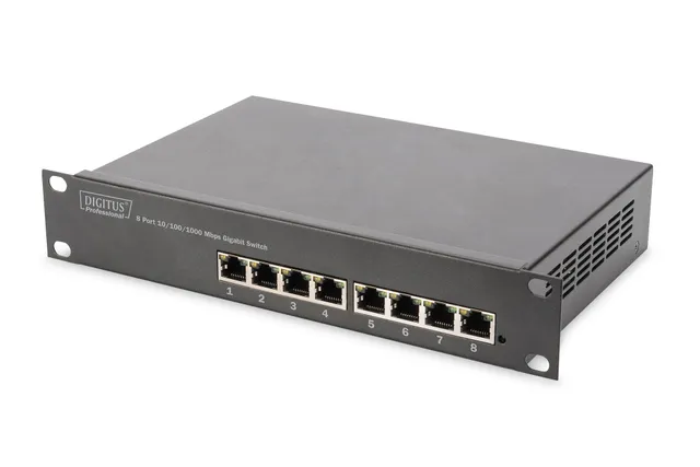 Dn-80114 8-port Gigabit 10" Switch