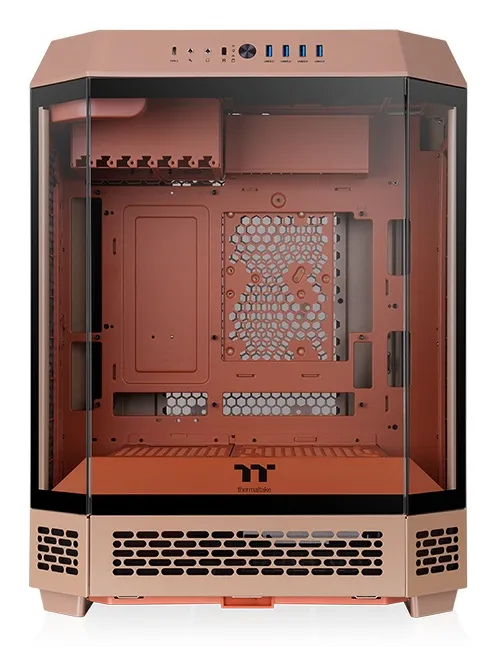 Tower 600 - Chassi - Desktop - Brun
