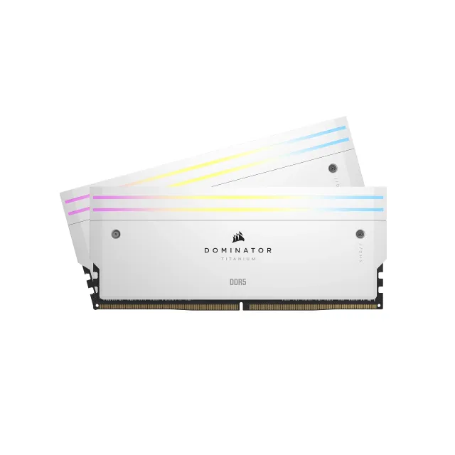 Dominator Titanium DDR5-6400 - 32GB - CL32 - Dual Channel (2 pcs) - Intel XMP - Vit med RGB