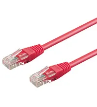 Patchkabel CAT 5e, U/UTP, magenta, 20 m kopparklädd aluminiumtråd (CCA)