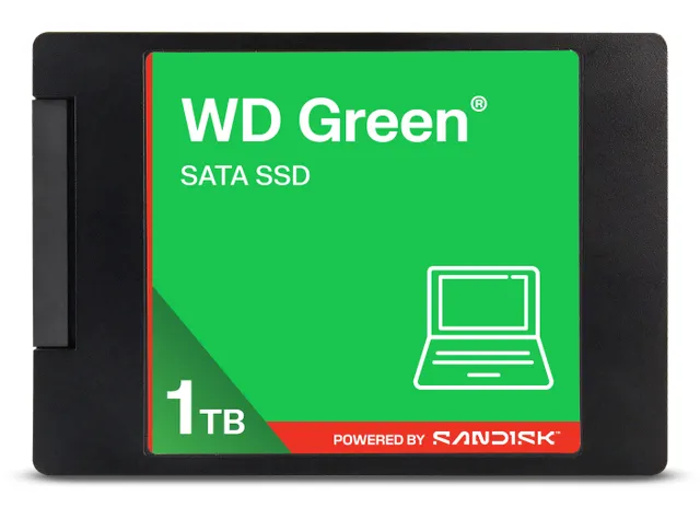 WD Green - SSD - 1 TB - fodrad - inbyggd - 2.5" - SATA 6Gb/s