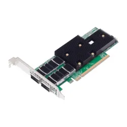 P2200G - Nätverksadapter - PCIe 5.0 x16 låg profil - 400 Gigabit QSFP112 x 2