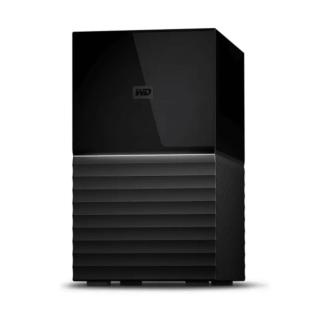 WD My Book Duo WDBFBE0360JBK - Hårddiskarray - 36 TB - 2 fack - HDD 18 TB x 2 - USB 3.1 Gen 1 (extern)