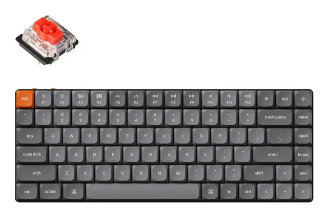K3 Max Wireless Hot-Swap Gateron Low Profile Red