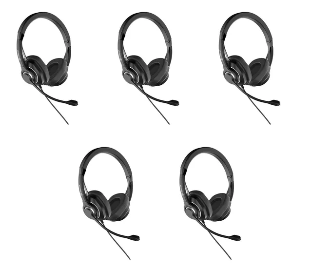 Usb Vxi6b Anc 5-pack Headset Stereo Usb-a Svart
